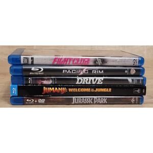 Lot Of 5 Blu-rays Pre-owned Untested Action Movies